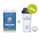 Protein Blend BIO natural, prášok + Shaker Vitalvibe ZDARMA