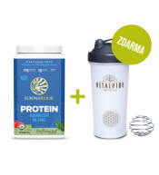 Protein Blend BIO natural, prášok + Shaker Vitalvibe ZDARMA
