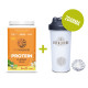 Protein Plus Organic Vanilla, Powder + Shaker Vitalvibe FREE