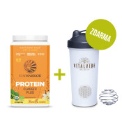 Protein Plus Organic Vanilla, Powder + Shaker Vitalvibe FREE