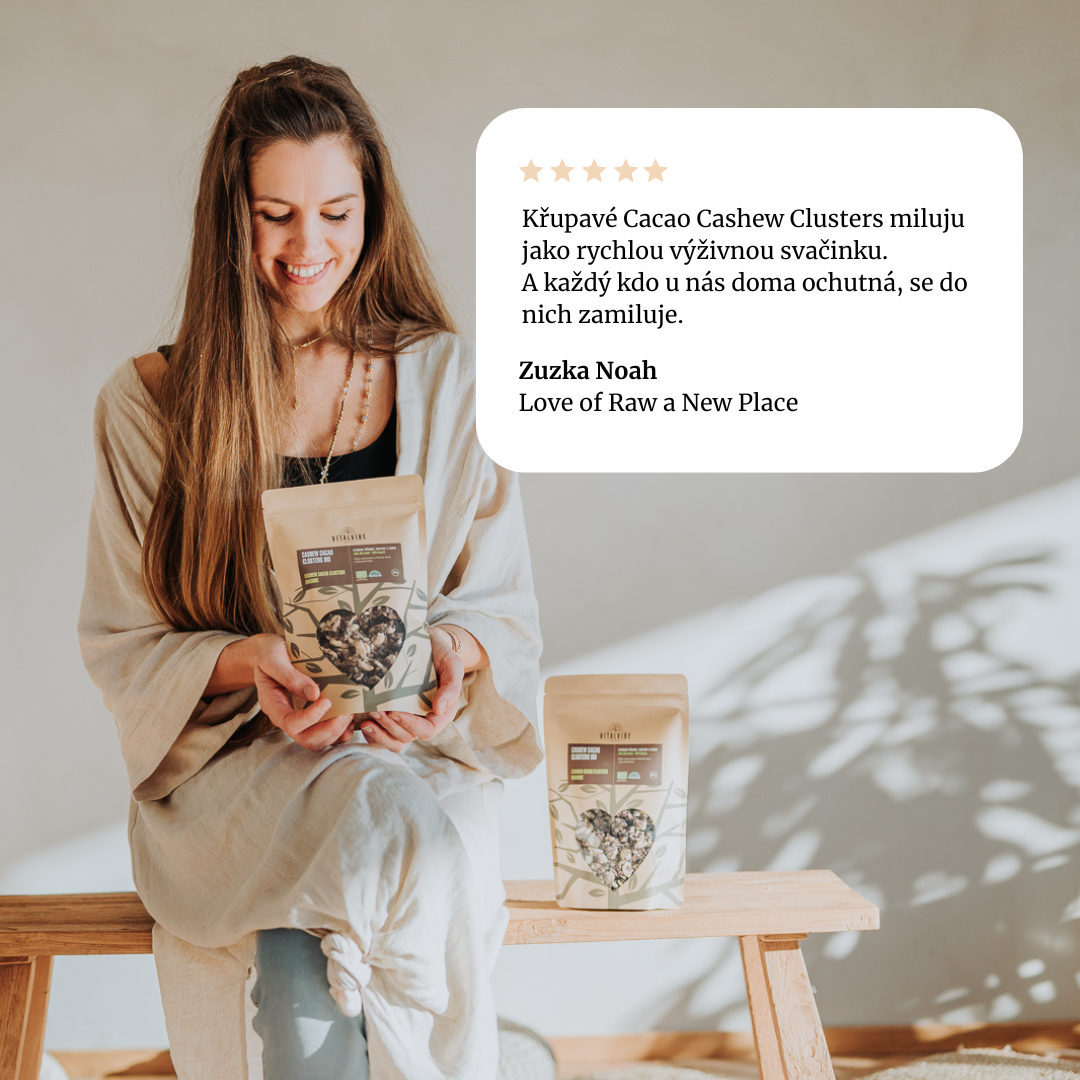 Cashew Cacao Clusters recenze Zuzka Noah